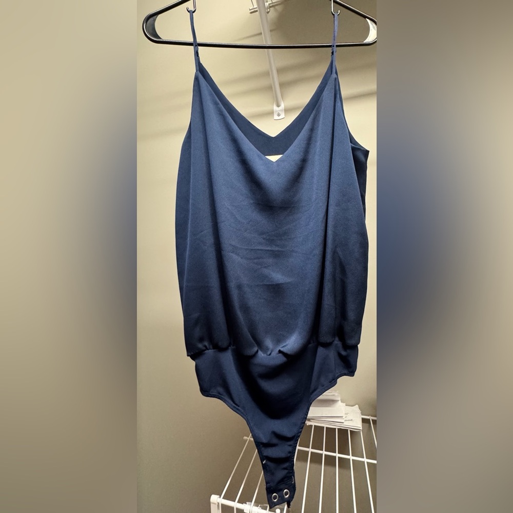 Altar'd State Navy Blue Bodysuit